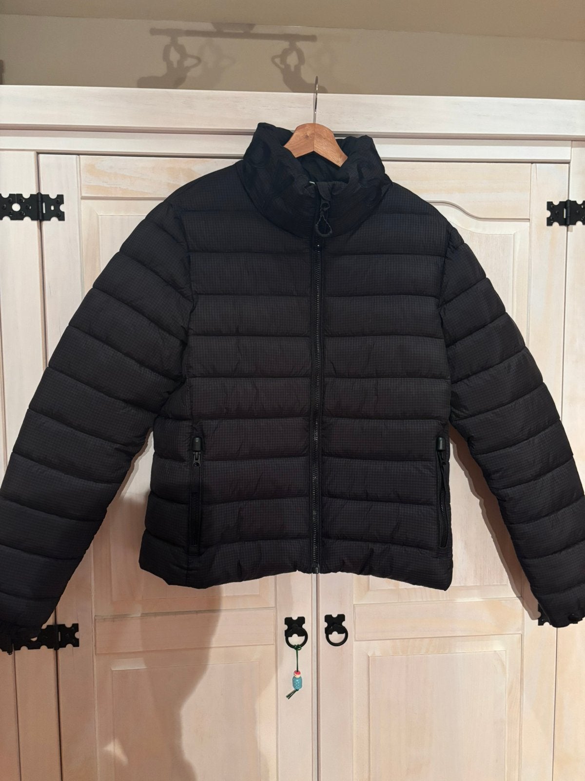 Winterjas Superdry, Ophalen, Zo goed als nieuw, Zwart