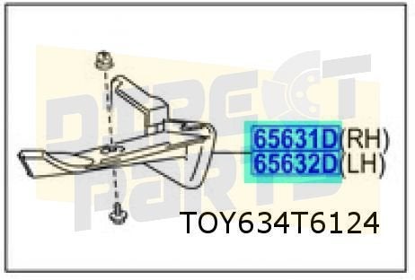 Toyota Aygo (6/18-) (B40) / Toyota Aygo 7/14-7/18 (B40) defl, Neuf, Arrière, -, Toyota
