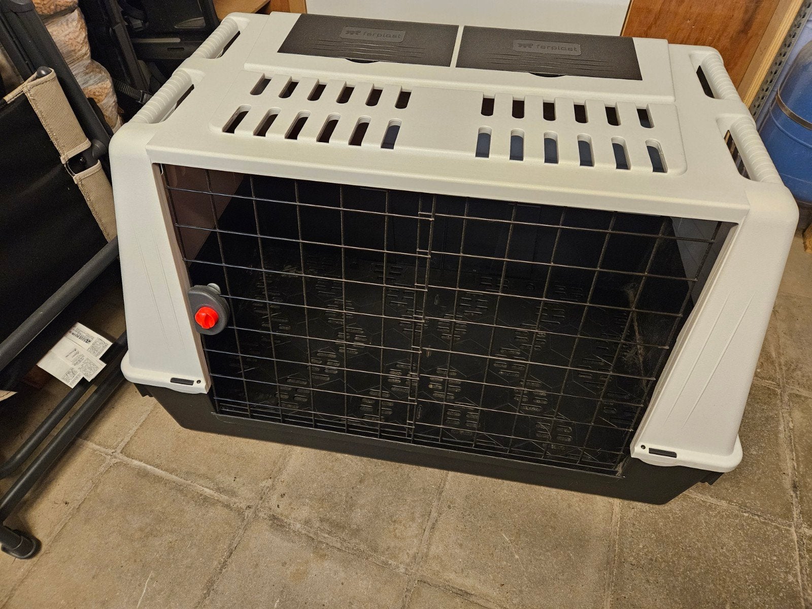 Ferplast - cage de transport chiens 100cm, Enlèvement, Comme neuf
