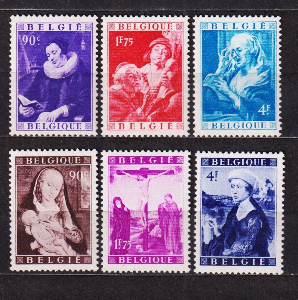 België 1949 Jordaens - Van der Weyden **, Envoi, Non oblitéré, Neuf