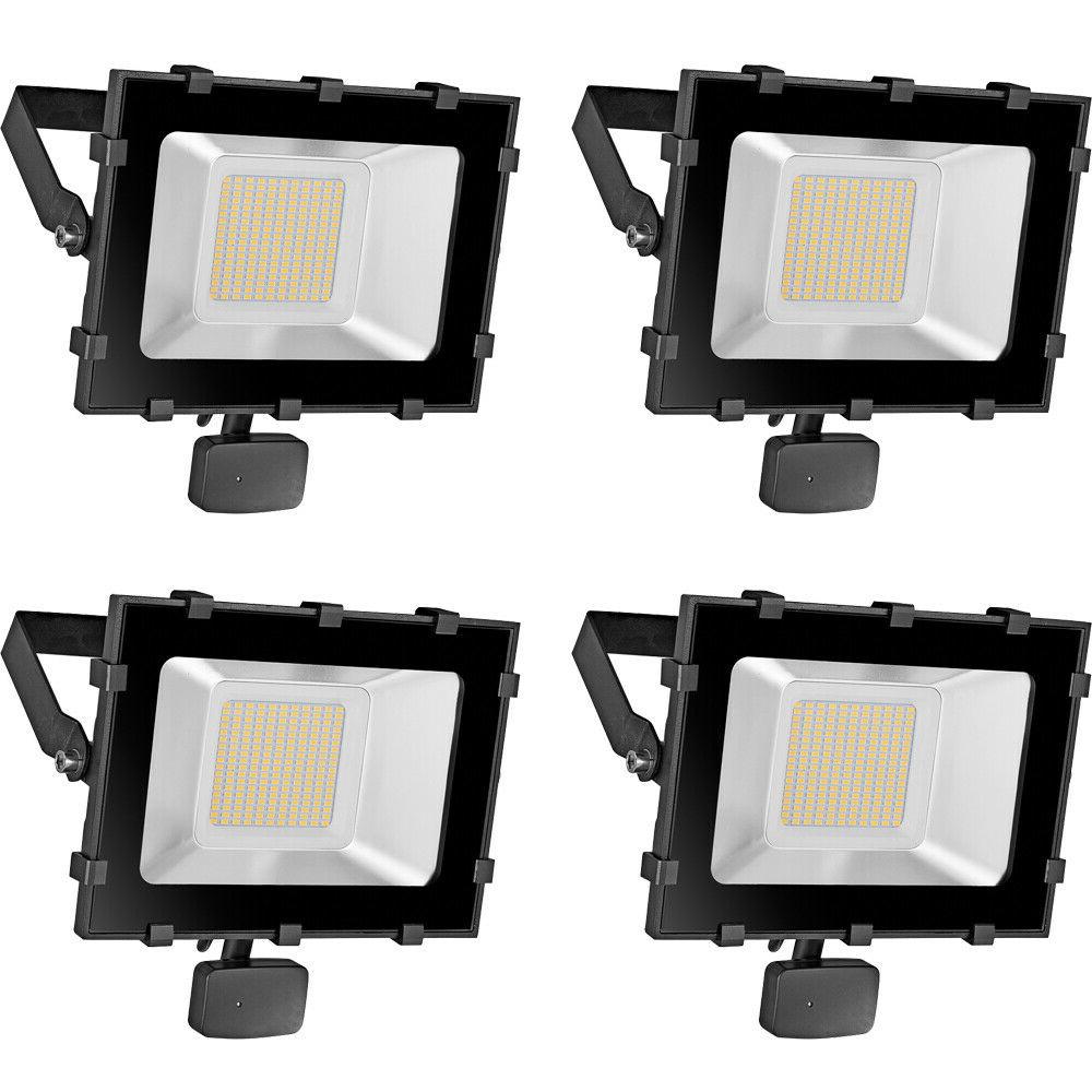 4 stuks led stralers 50w met sensor nieuw!, Ophalen of Verzenden, Nieuw