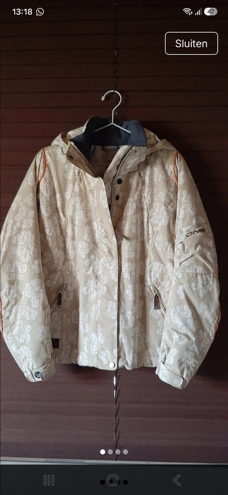 ski -snowboard jas, DNA, Ophalen, Zo goed als nieuw, Maat 38/40 (M)