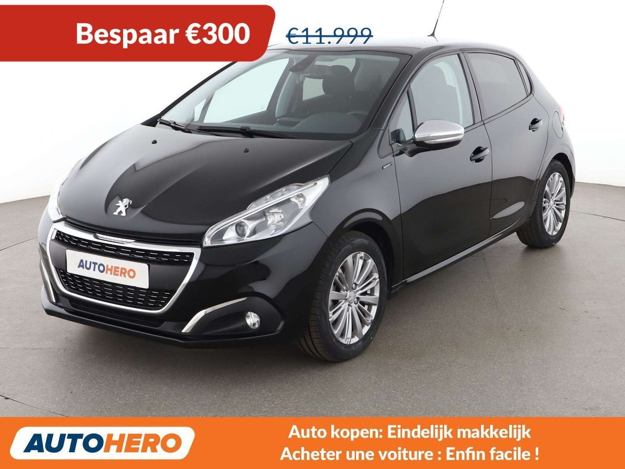 Peugeot 208 1.2 PureTech Signature (bj 2019, automaat), Stof, Gebruikt, 1199 cc, 1165 kg
