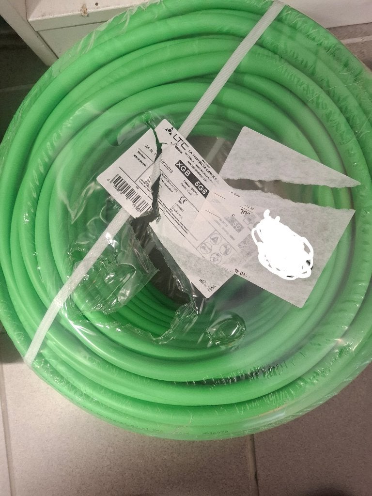 XGB Kabel 5g6mm Cca Nieuwe rol 50meter, Enlèvement, Neuf, Câble ou Fil électrique