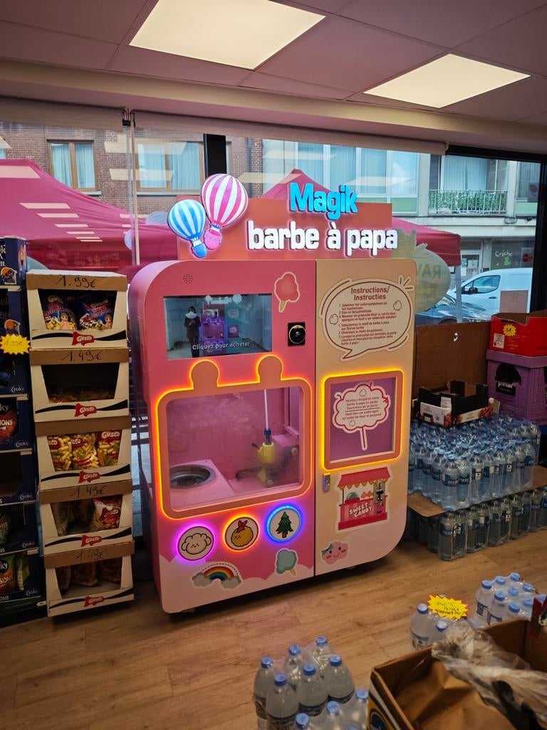 Distributeur automatique Barbe à Papa – BUSINESS CLÉ EN M, Collections