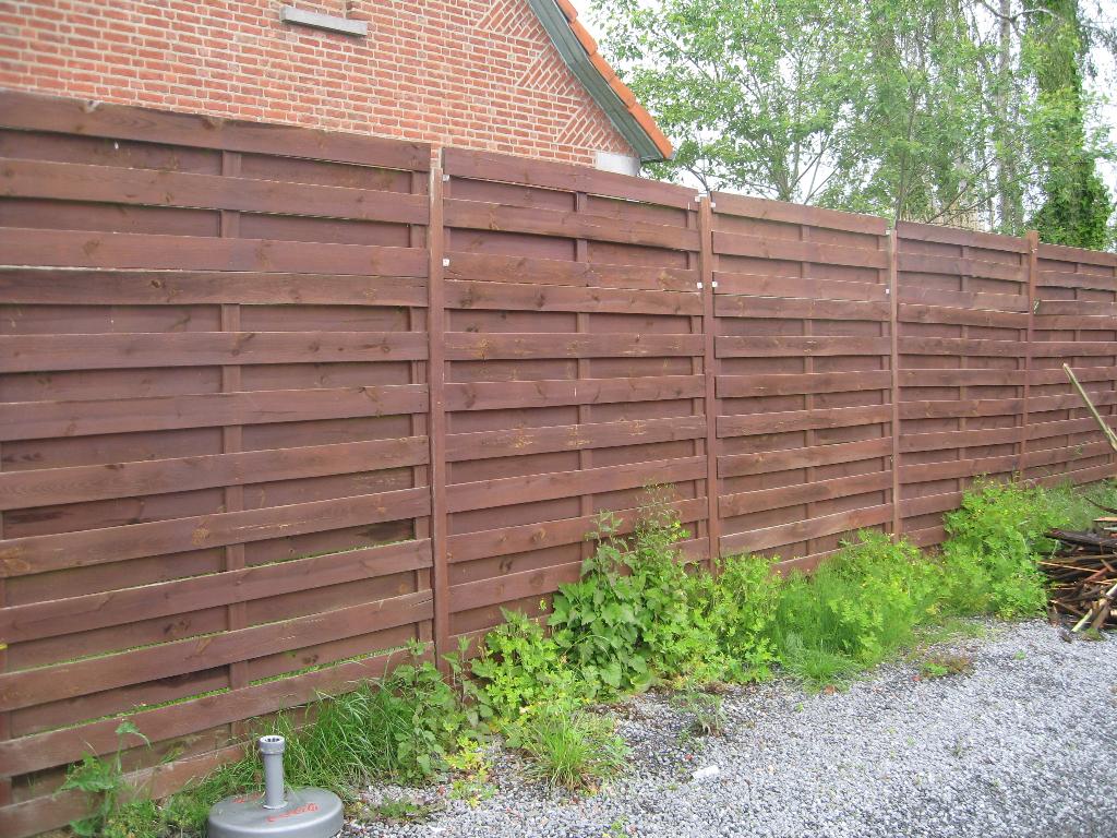 AFSPANNING IN HOUT PANELEN, Tuin en Terras, Ophalen, Hout