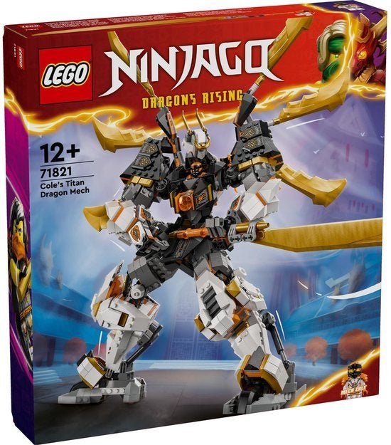 LEGO 71821 Ninjago Cole's reusachtige drakenmecha nieuw, Neuf, Enlèvement ou Envoi, Lego, Ensemble complet