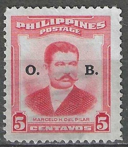 Philippines 1959 - Yvert 86SE - Marcelo Hilario del Pil (ST), Timbres & Monnaies, Timbres | Asie, Affranchi, Envoi