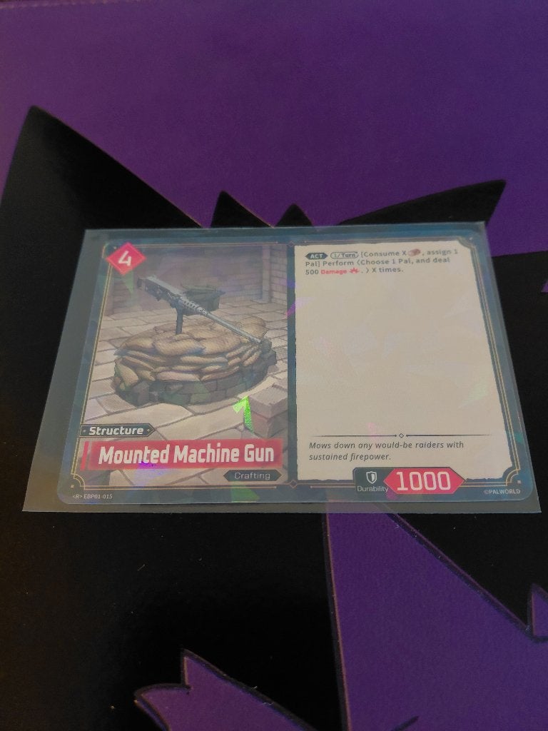 Palworld: M. Machine Gun - <R> EBP01-015  (PRISTINE | HOLO), Enlèvement ou Envoi, Neuf, Carte(s) à jouer