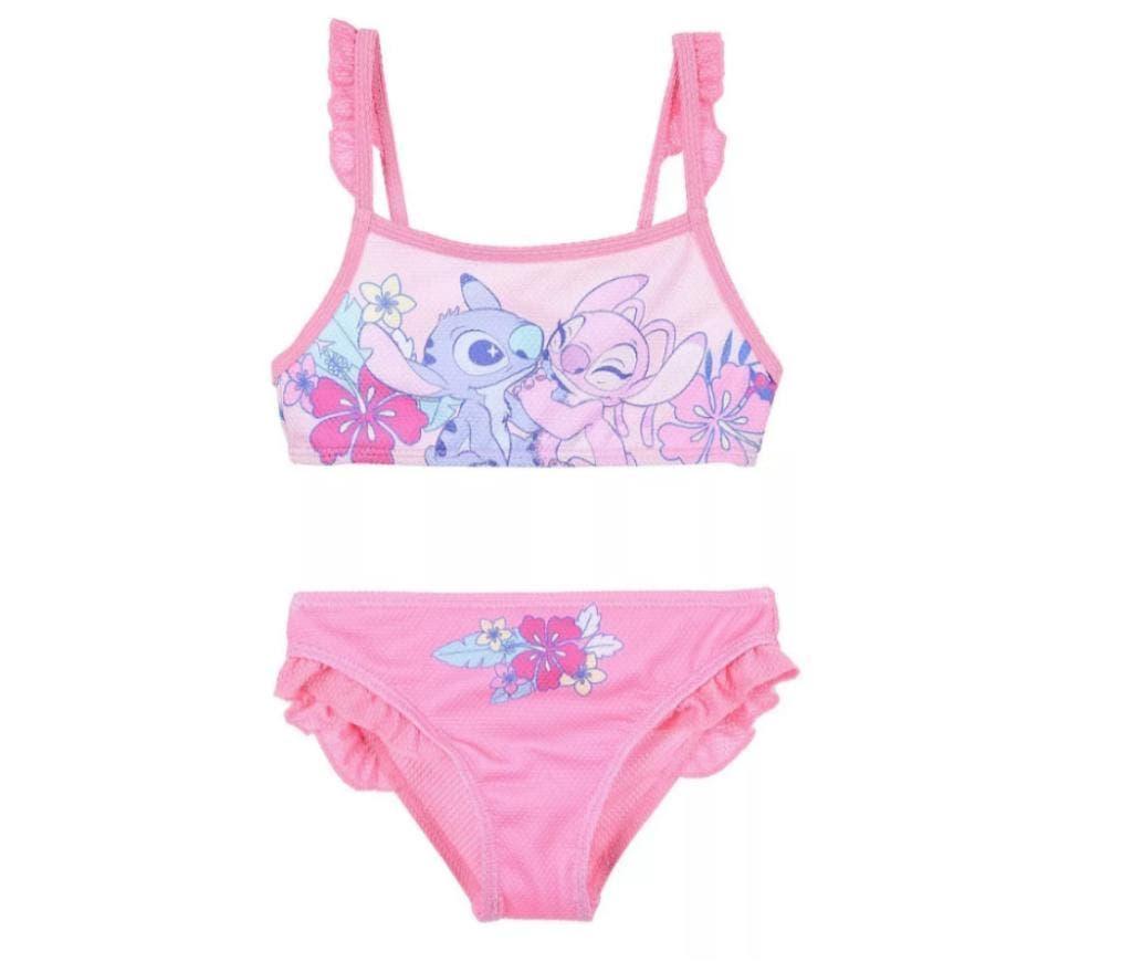 Stitch en Angel Bikini - Roze - Maat 98 - Disney, Kinderen en Baby's, Kinderkleding | Kinder-zwemkleding, Maat 98, Meisje, Nieuw