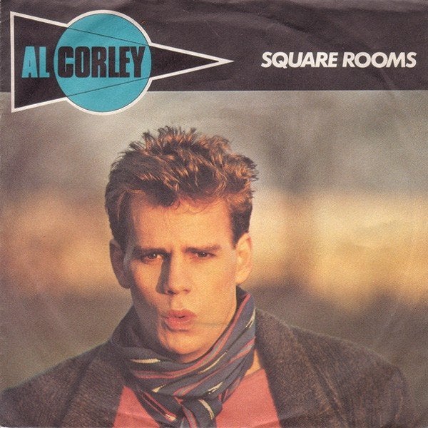 single AL CORLEY : Square Rooms, Cd's en Dvd's, Vinyl | Overige Vinyl, Gebruikt, Fotohoes, Originele persing, 1980 - 1989, 7 inch