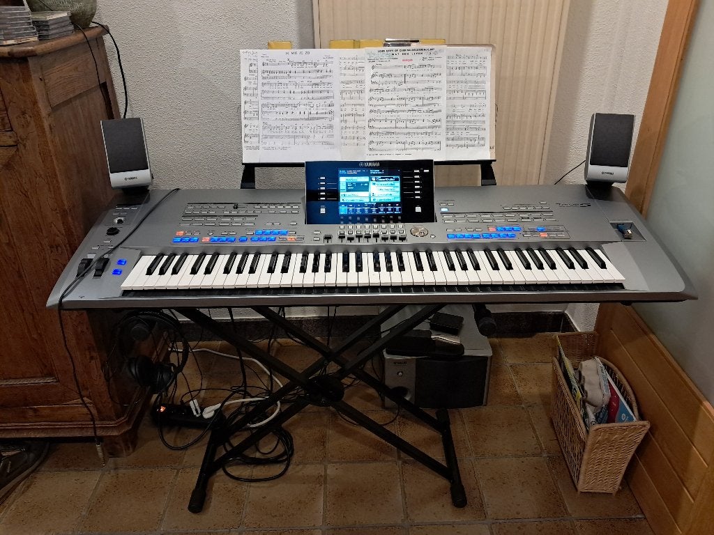 keyboard Yamaha Tyros 5 XXL 76 toetsen, Muziek en Instrumenten, Keyboards, Ophalen, Yamaha, Zo goed als nieuw, Aanslaggevoelig