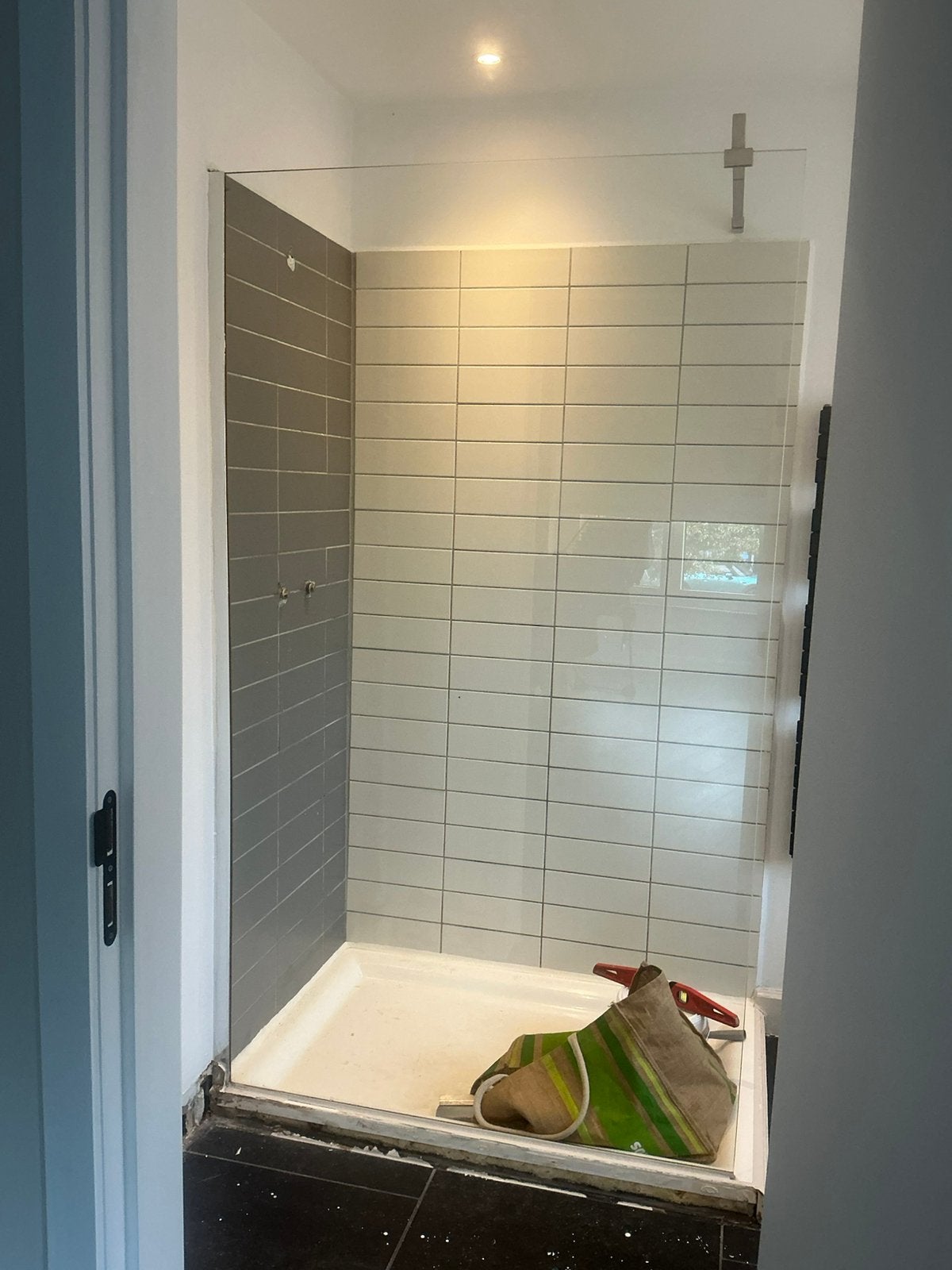 Douchewand, Huis en Inrichting, Ophalen, Zo goed als nieuw