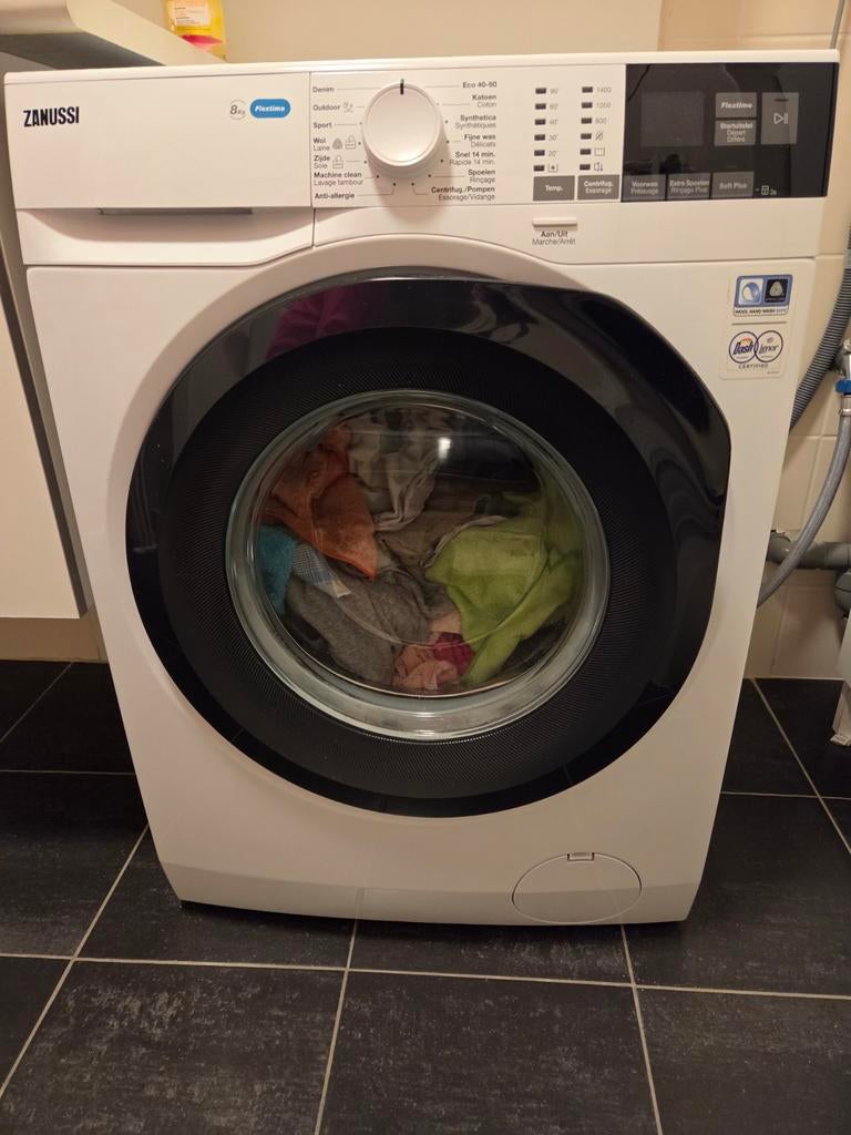 Zanussi wasmachine 8kg, Ophalen
