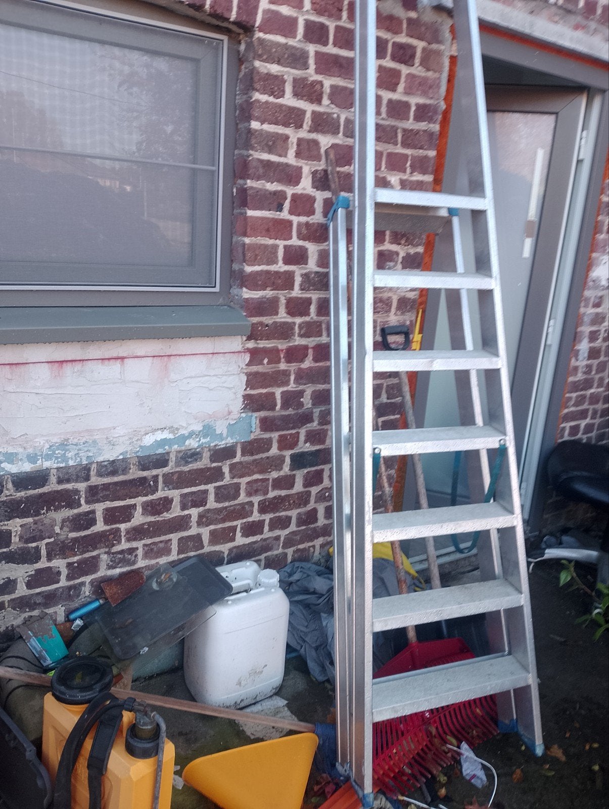 stevige solide ladder 7 treden, Bricolage & Construction, Enlèvement ou Envoi