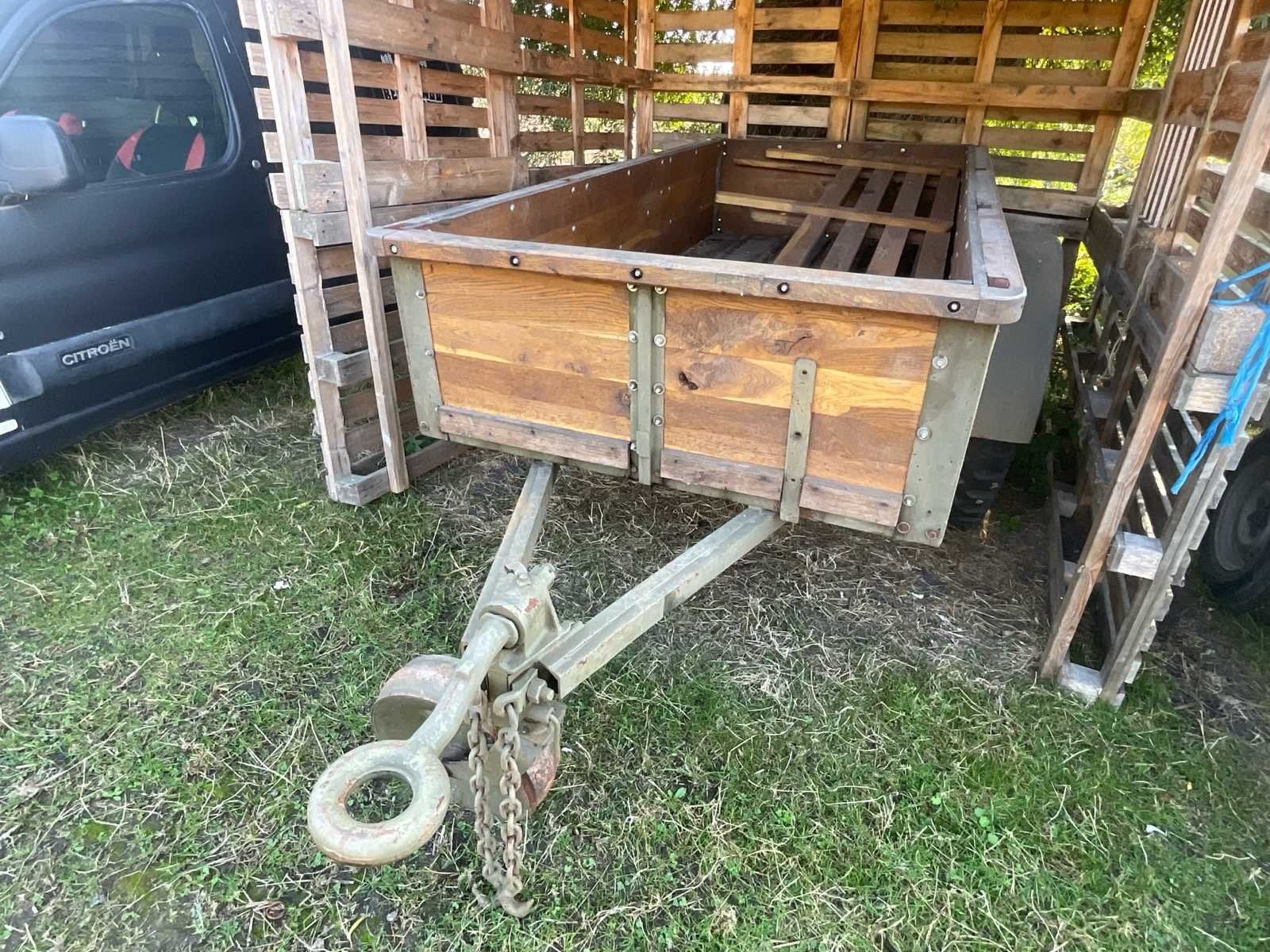 Benne militaire – remorque en bois Remorque de voiture, Utilisé