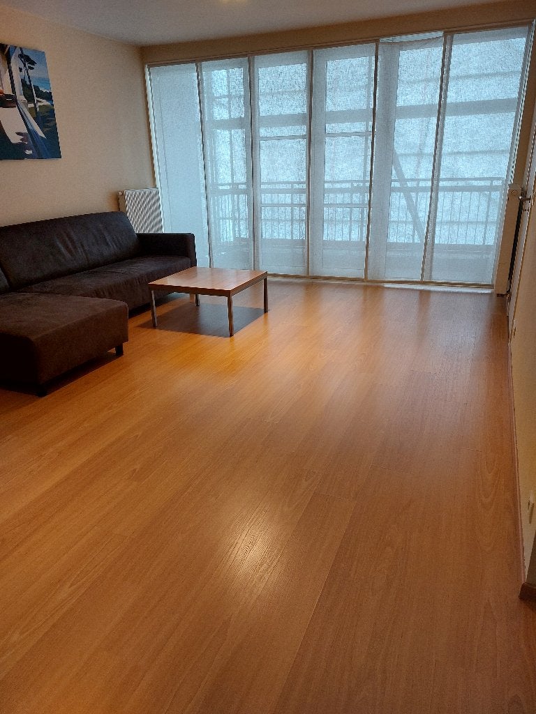6 rideaux à panneaux japonais en aspect lin, Enlèvement, Voilage semi-transparent, Crème, 112 cm