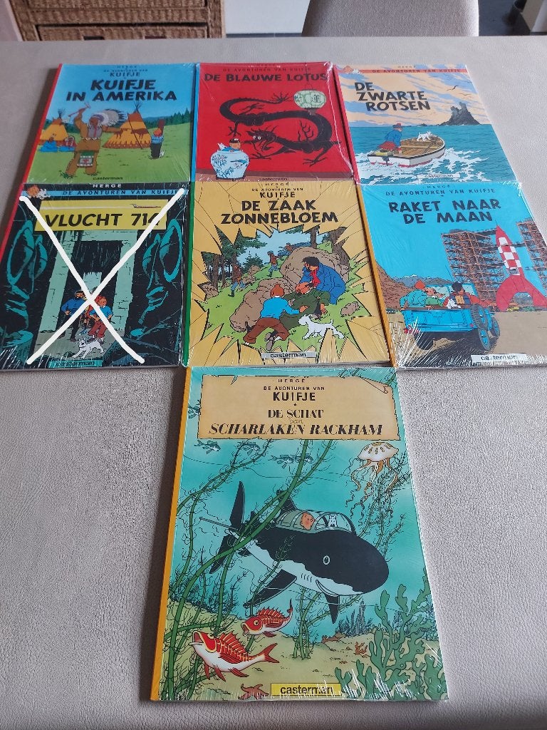 Kuifje diverse albums, Meerdere stripboeken, Ophalen of Verzenden, Nieuw, Herge