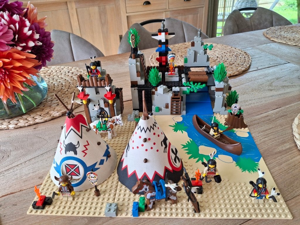 Lego 6766 Rapid River Village, Lego, Ensemble complet, Instructions incluses, Utilisé