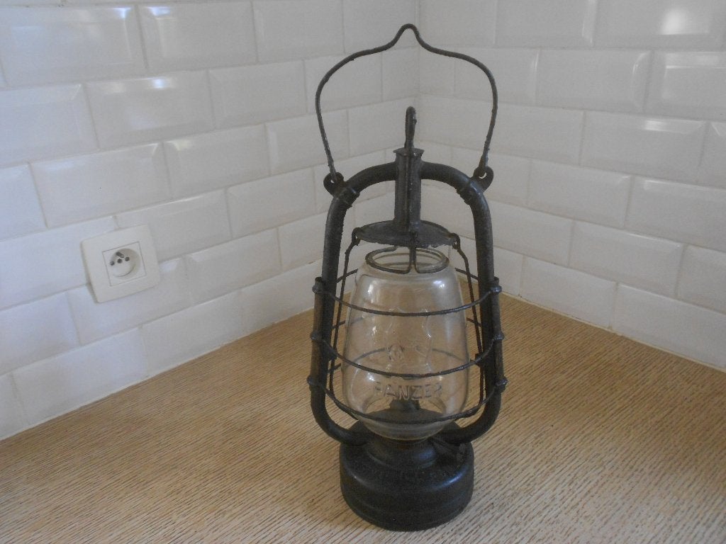 Lampe tempête original PANZER - Radium Dr Patent-militaire x, Enlèvement ou Envoi
