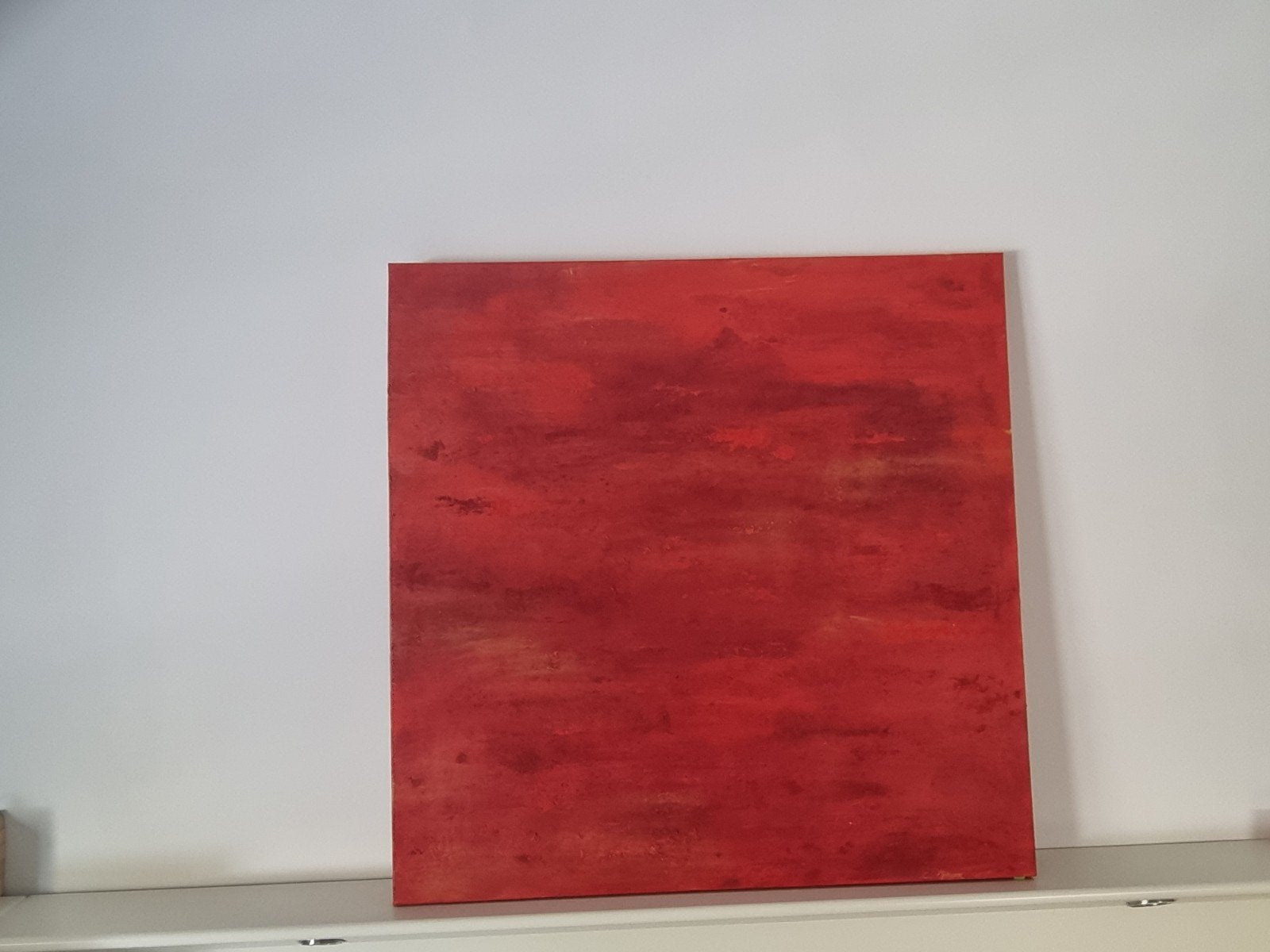 Toile Moderne (C Mayor), Antiquités & Art, Abstrait, Bois, Enlèvement, Aquarelle