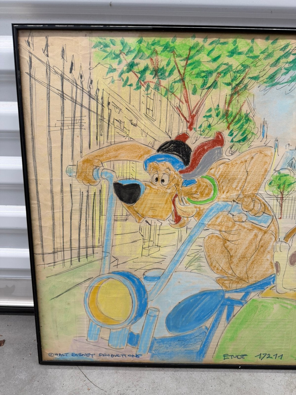 Disney Les Aristochats dessin original 1971 Napoléon, Enlèvement ou Envoi, Autres personnages, Utilisé, Autres types