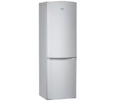 whirlpool wbe34112s koelvriescombi, Ophalen, Gebruikt, 200 liter of meer, Met aparte vriezer