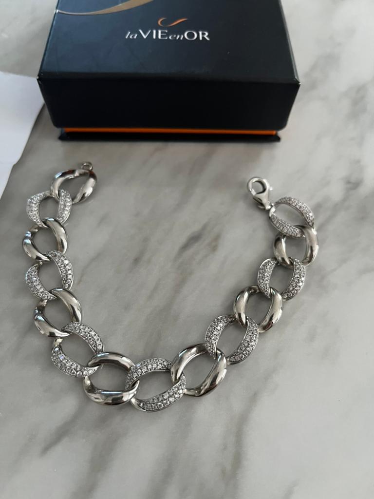 Zilveren armband 925, Ophalen of Verzenden, Zo goed als nieuw