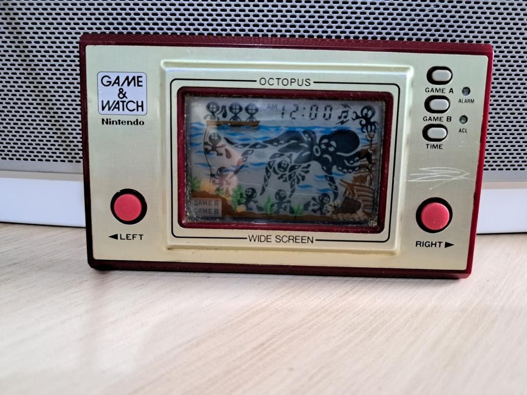 Octopus Nintendo Game&Watch heeft geen batterijklepje, Games en Spelcomputers, Spelcomputers | Nintendo Super NES, Ophalen of Verzenden