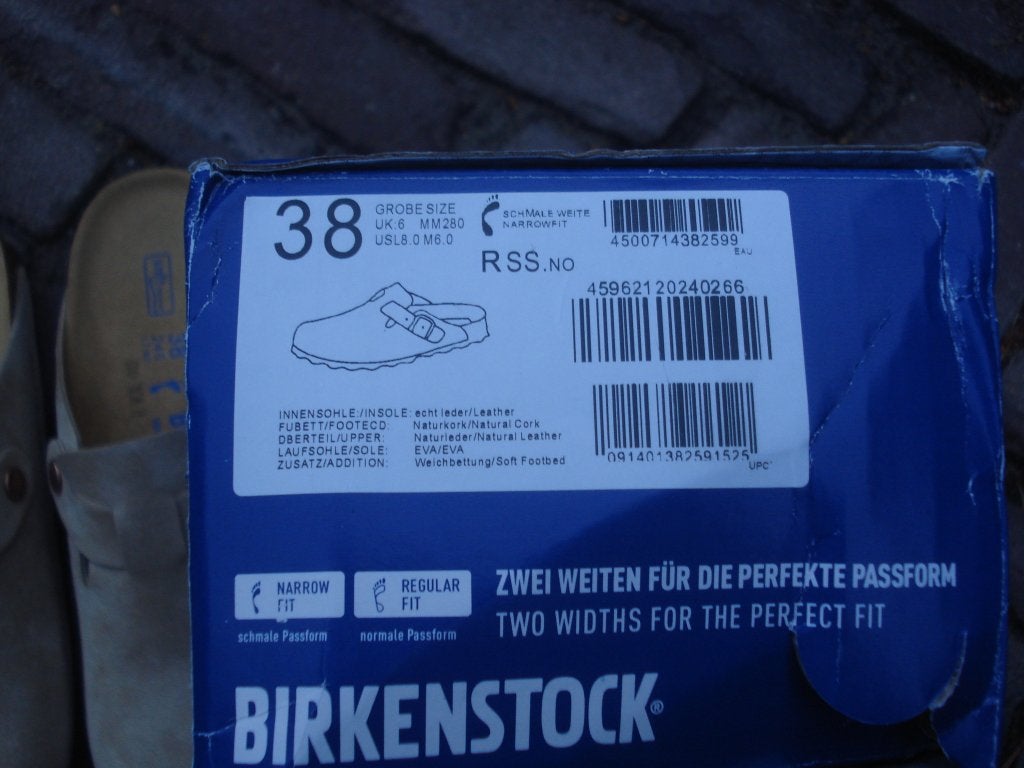 Birkenstock Boston Beige 38 new Livraison gratuite, Neuf, Beige, Envoi, Sandales de bain