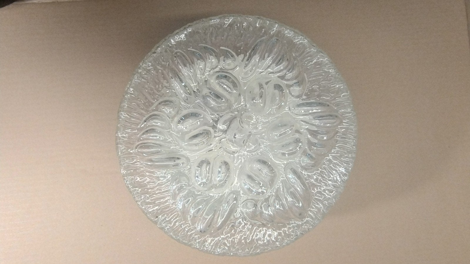 Plafonnier / Applique vintage  modèle " grain de café ", Enlèvement, Verre