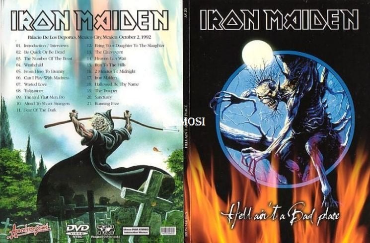 DVD - IRON MAIDEN - HELL AIN'T A BAD PLACE, Envoi, Neuf, dans son emballage, Concert