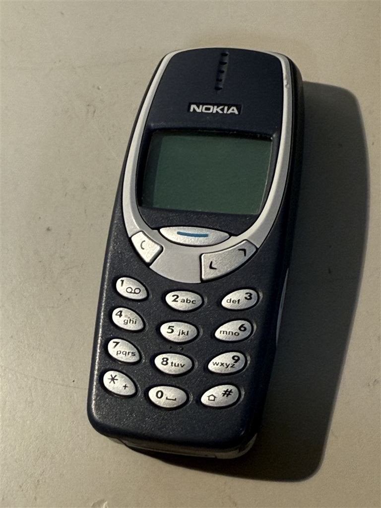 Nokia 3310 Blauw - Simlockvrij - zonder batterij, Telecommunicatie, Mobiele telefoons | Nokia, Zo goed als nieuw, Blauw, Ophalen of Verzenden