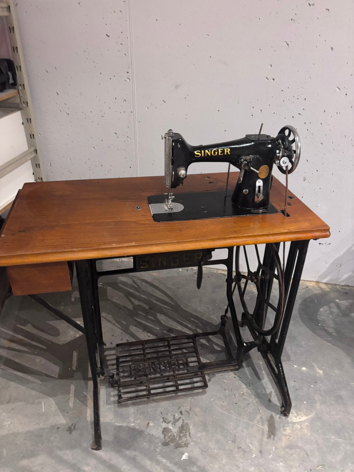 Singer 15K88 trapnaaimachine – 1939 – werkt nog, Ophalen