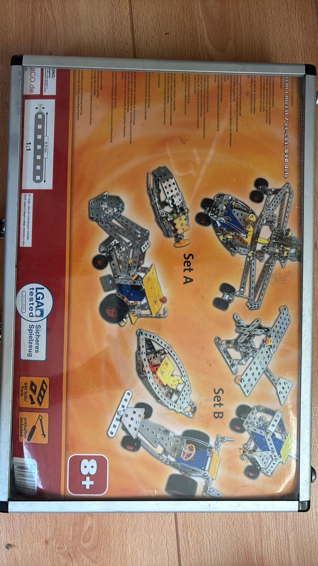 Jeux de construction type Mecano 840pces, Enlèvement, Comme neuf