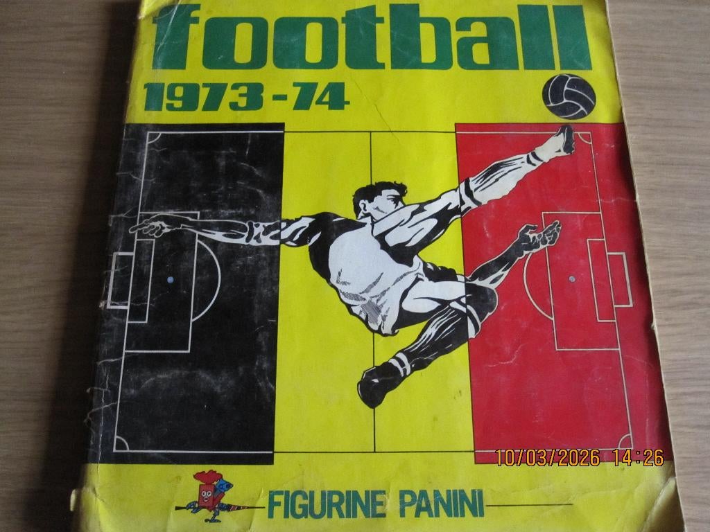 Panini voetbal stickerboek 1973/1974, Enlèvement ou Envoi