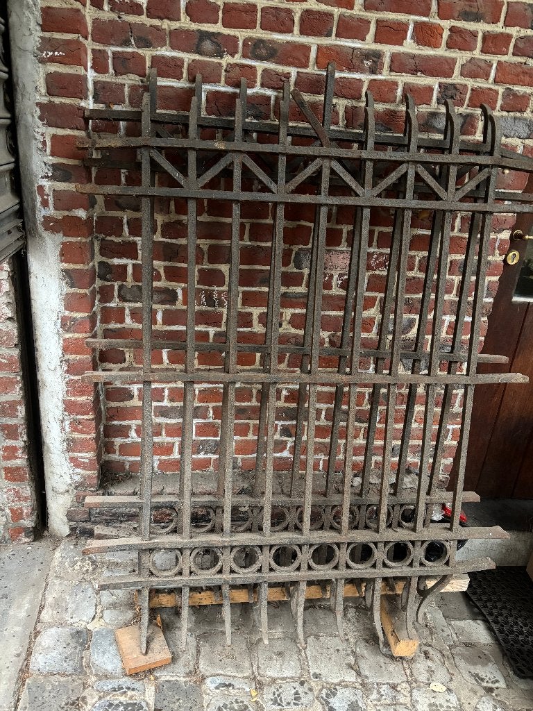 smeedijzeren hekwerk, Tuin en Terras, Ophalen, Gebruikt, IJzer