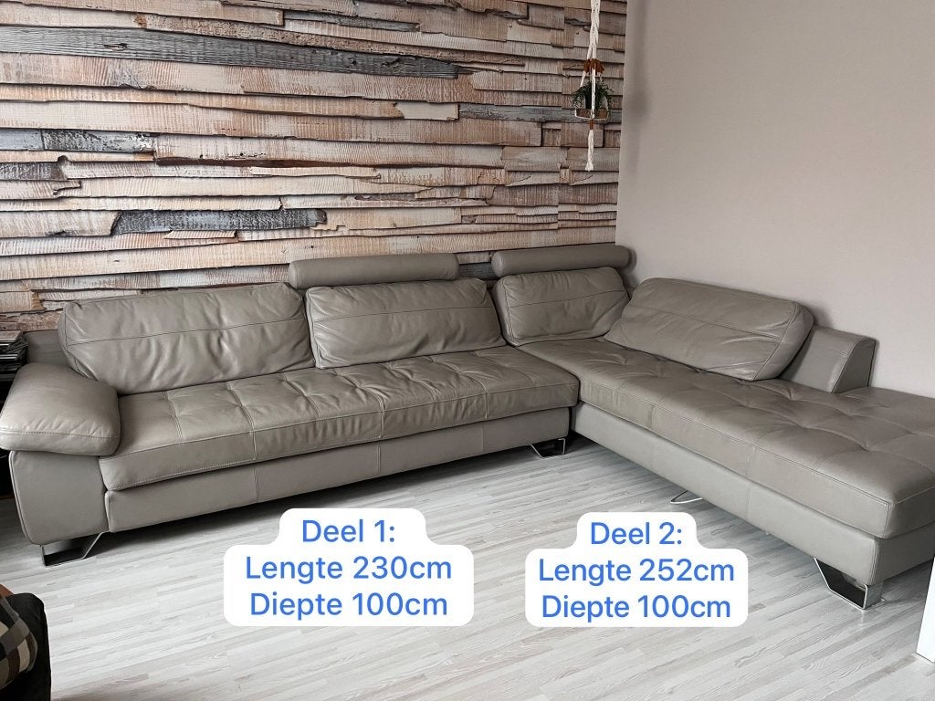 Grand siège en cuir (gratuit), Maison & Meubles, Canapés | Salons, Autres dimensions, 100 à 125 cm, Banc d'angle, 200 à 250 cm