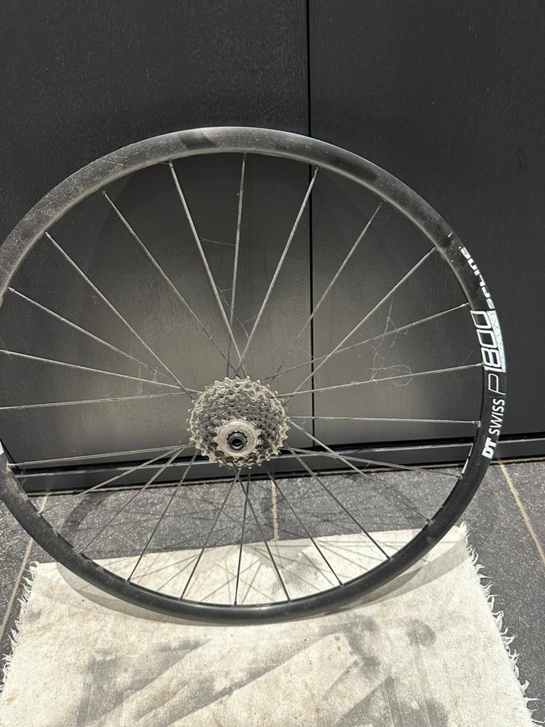 Dt swiss P1800  spline achterwiel schijfrem, Fietsen en Brommers, Fietsonderdelen, Ophalen, Gebruikt, Wiel, Aluminium