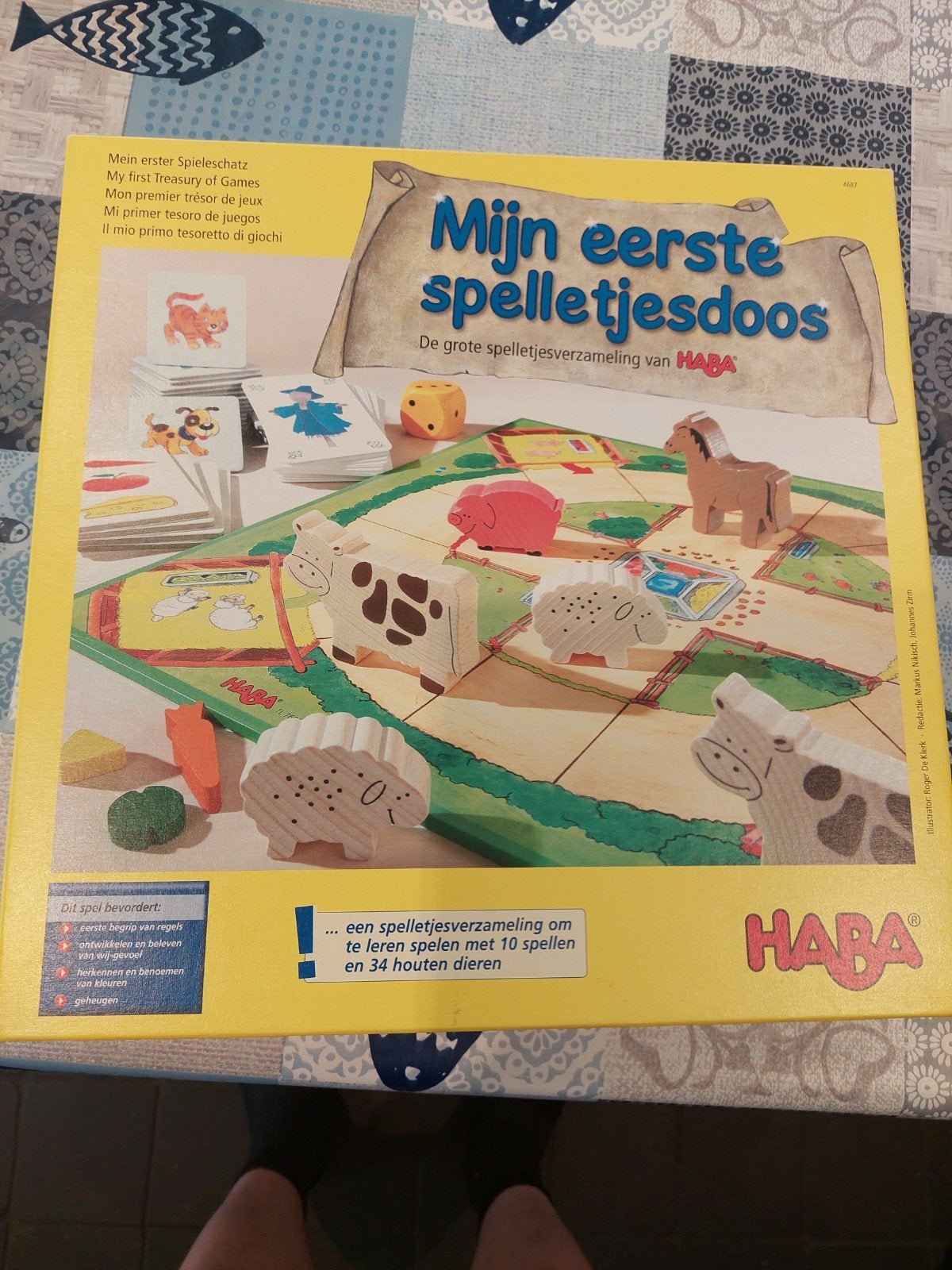 Bordspel: mijn eerste spelletjesdoos (haba), Ophalen