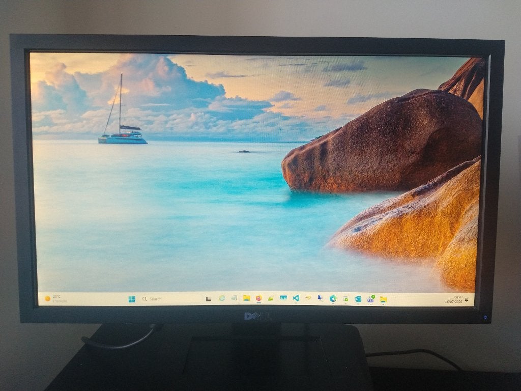 Ecran d'ordinateur 23" full-HD DELL, 3 à 5 ms, HDMI, Full HD, 60 Hz ou moins