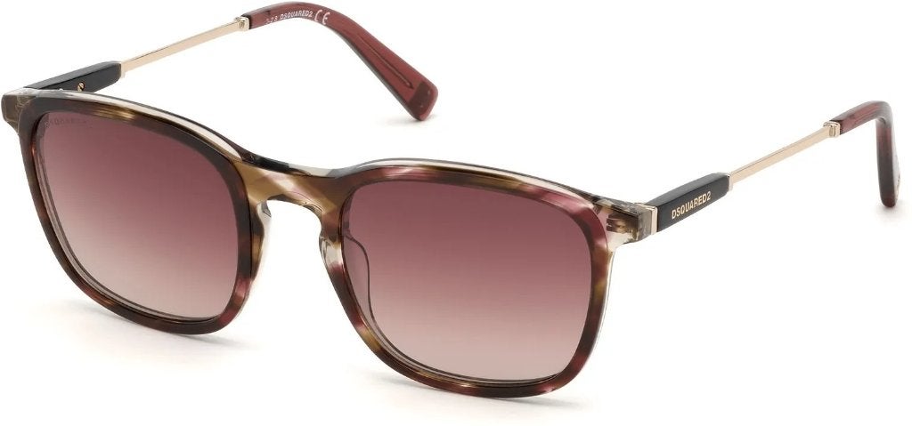 NIEUWE DSQUARED2 GEFFEN UNISEX ZONNEBRIL DQ0326, Handtassen en Accessoires, Ophalen of Verzenden, Bruin, Zonnebril, Overige merken
