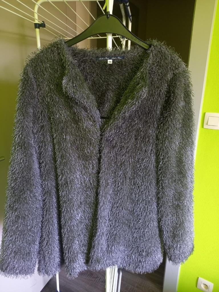 grijze gilet, Ophalen of Verzenden, Grijs, Gedragen, Maat 38/40 (M)