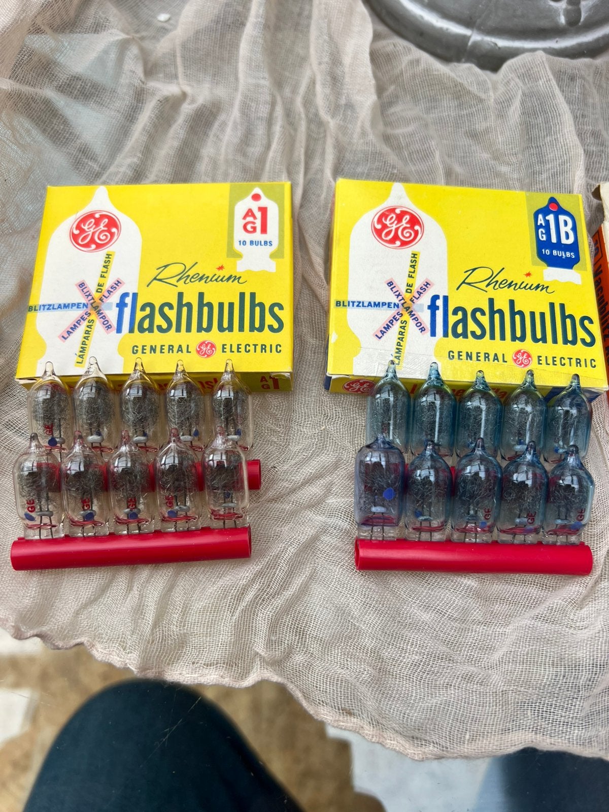 Vintage flashbulbs, TV, Hi-fi & Vidéo, Enlèvement, Neuf, Autres types, Autres marques