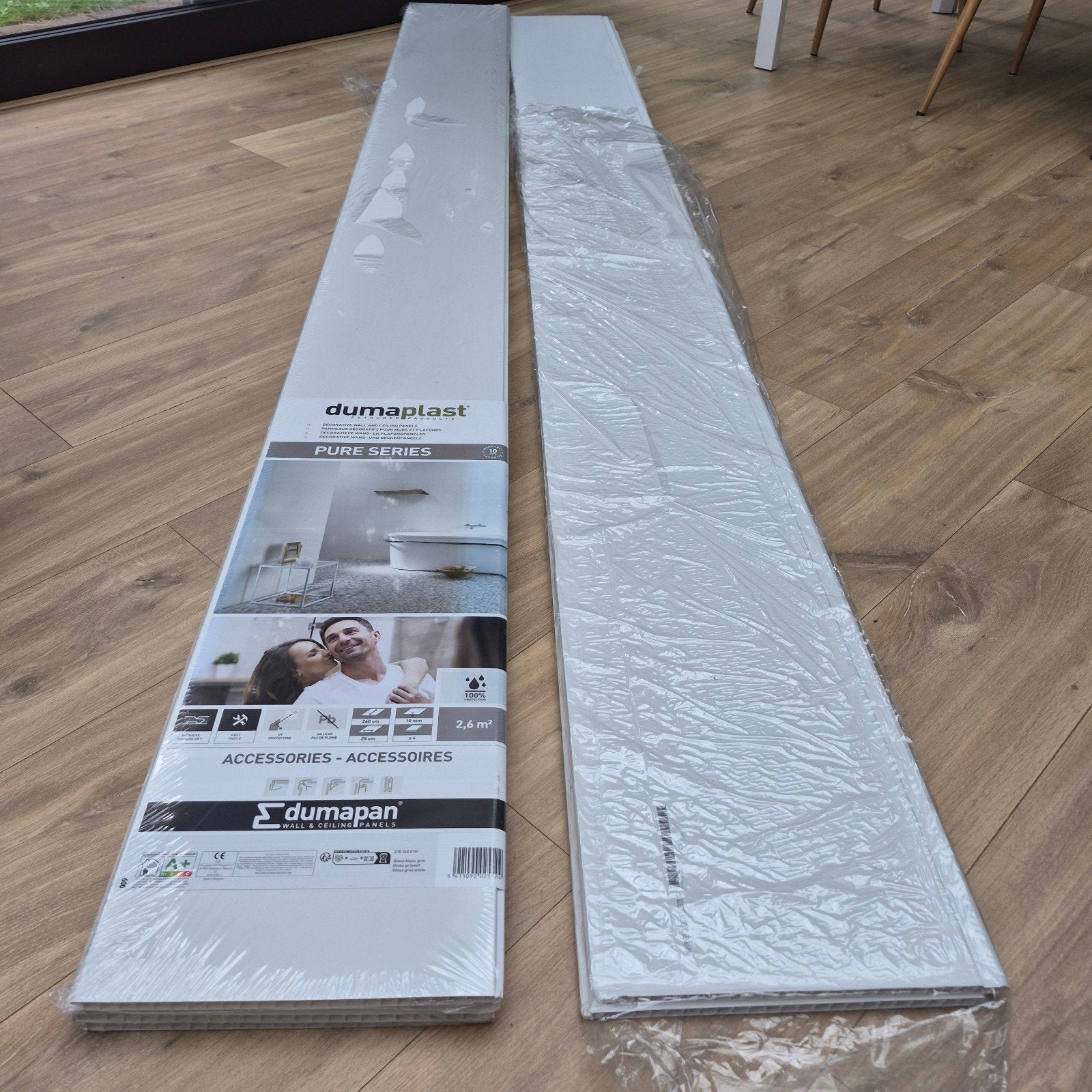 Dumapan PVC kunststof wandbekleding 25 x 260 cm (6 stuks), Doe-het-zelf en Bouw, Platen en Panelen, Ophalen