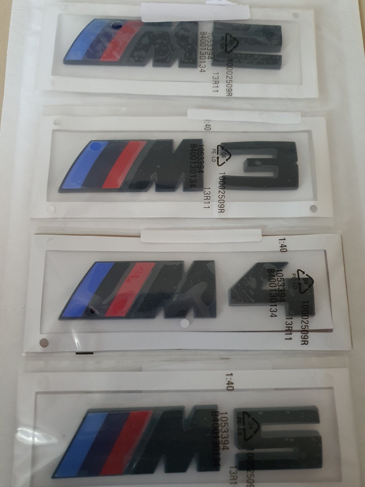 Bmw m2 m3 m4 m5 blinkend zwarte koffer logo, Auto diversen, Autostickers, Ophalen of Verzenden