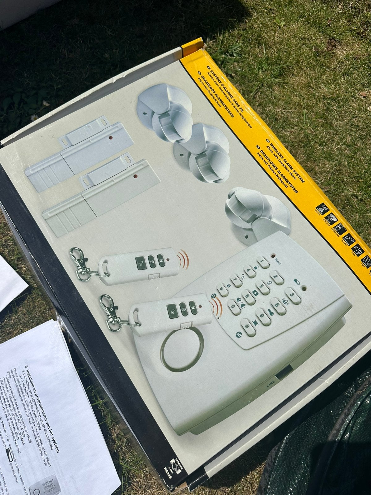 Flamingo HA33S Draadloos Alarmsysteem – Compleet, Doe-het-zelf en Bouw, Alarmsystemen, Nieuw, Draadloos, Ophalen