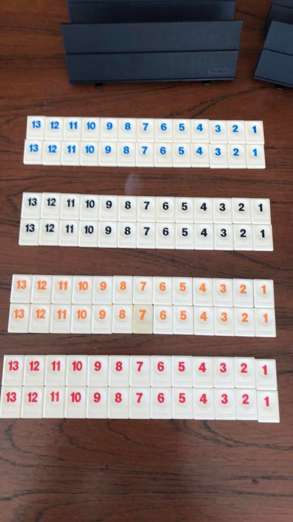 Rummikub, reisversie, Hobby & Loisirs créatifs, Trois ou quatre joueurs, Enlèvement, Utilisé, Jeu de voyage