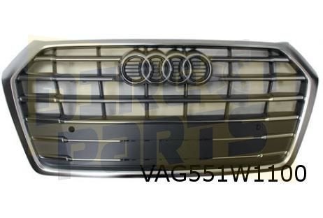 Audi Q5 (1/17-1/21) grille cmplt. (RN4 dark chrome / high gl, Neuf, -, Audi, -