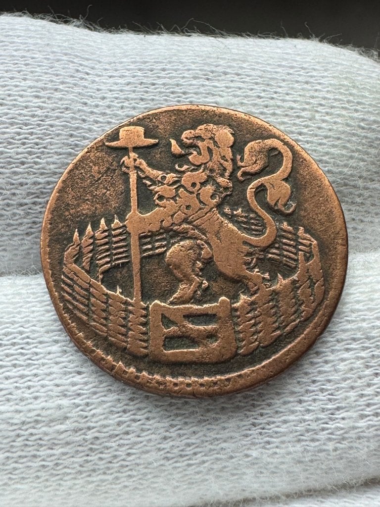 Holland - 1 duit 1739 (PRACHTIG), Ophalen of Verzenden, Overige waardes, Losse munt